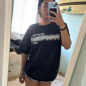 Navy Blue Graphic T-Shirt